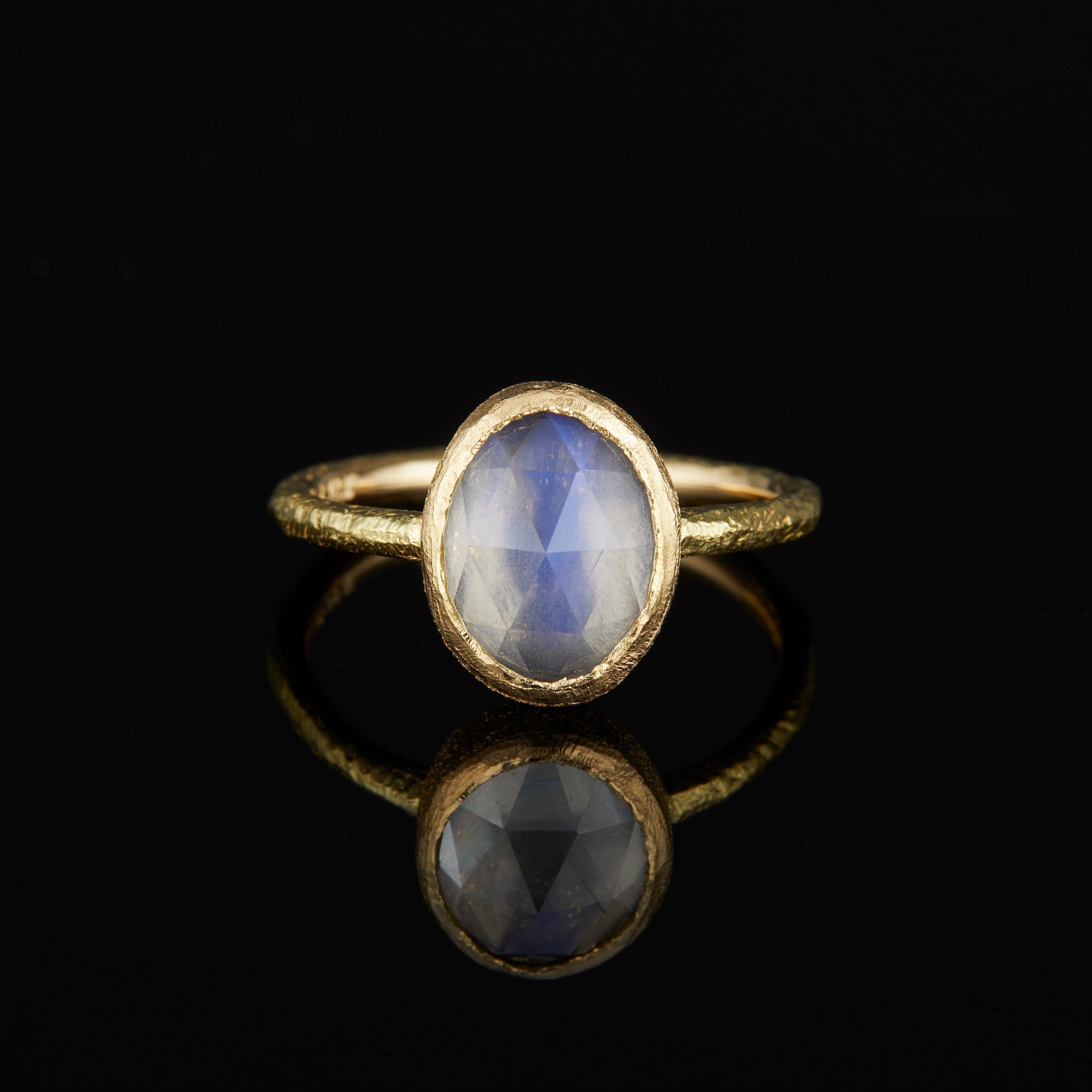 2.90 Carat One-of-a-Kind Rainbow Moonstone Ring | RMR31-OOAK