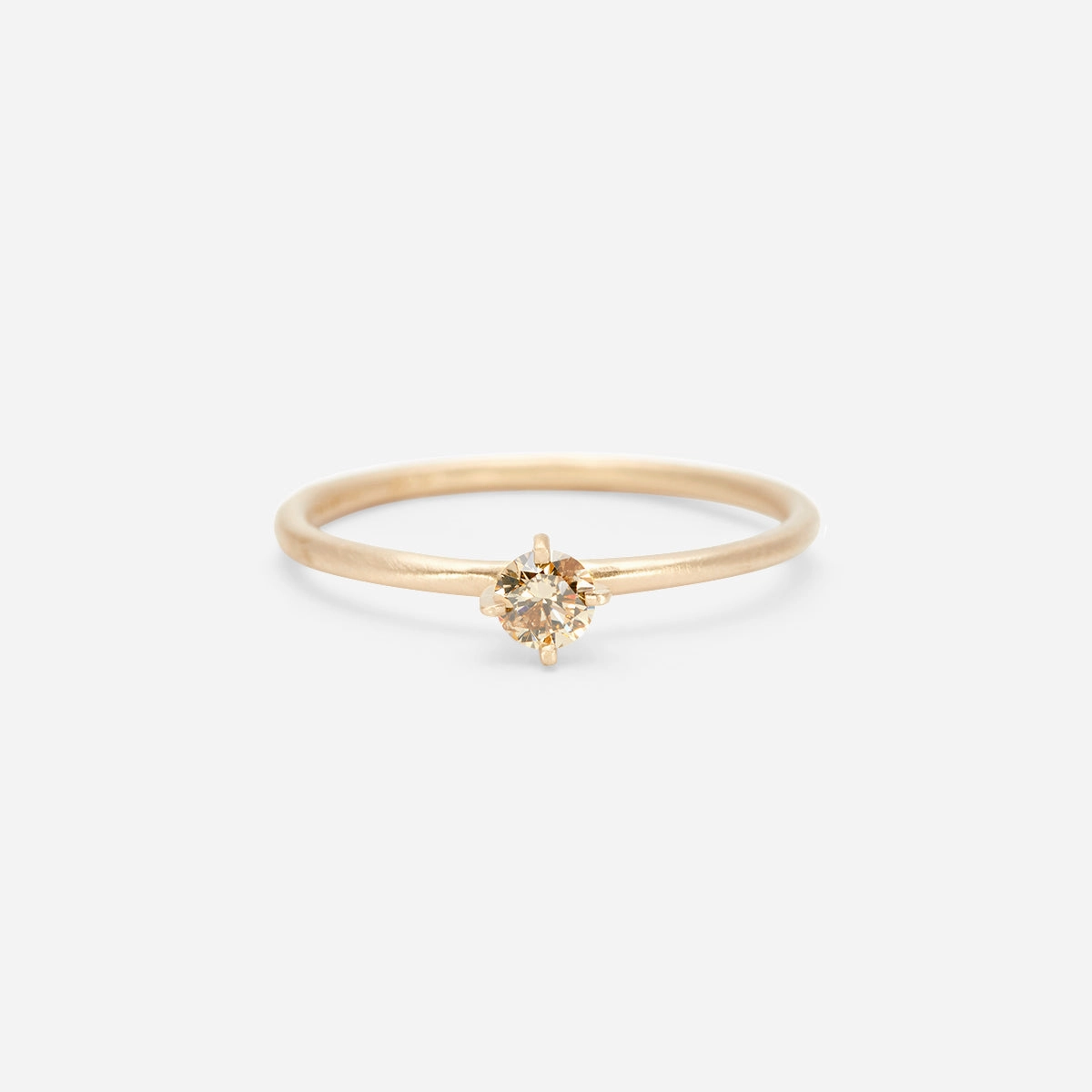 3.5mm Brown Diamond Noble Ring | R11703BR