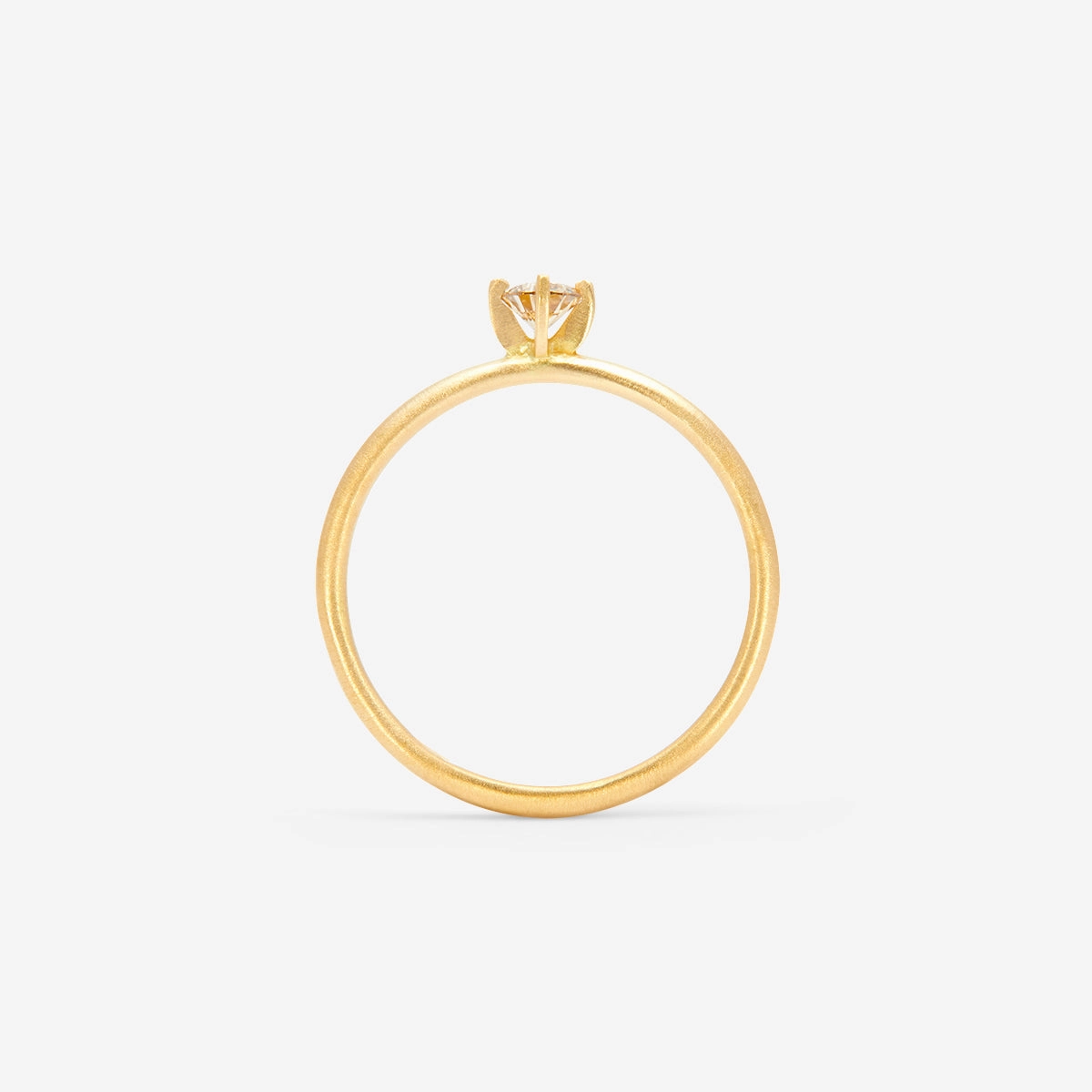 3.5mm Brown Diamond Noble Ring | R11703BR