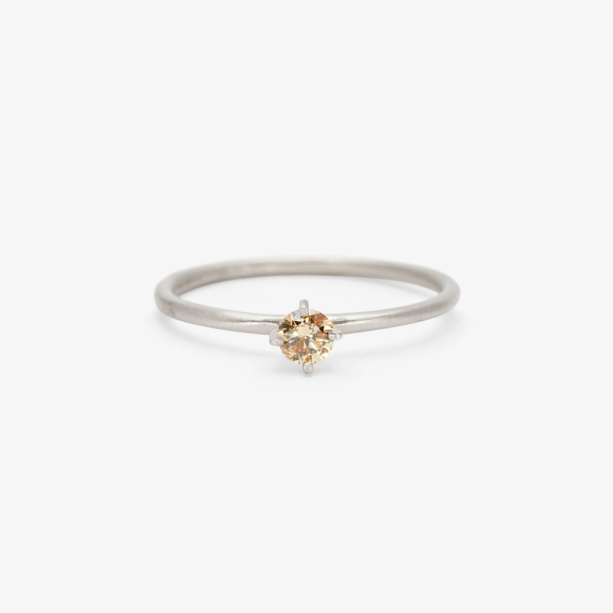 3.5mm Brown Diamond Noble Ring | R11703BR