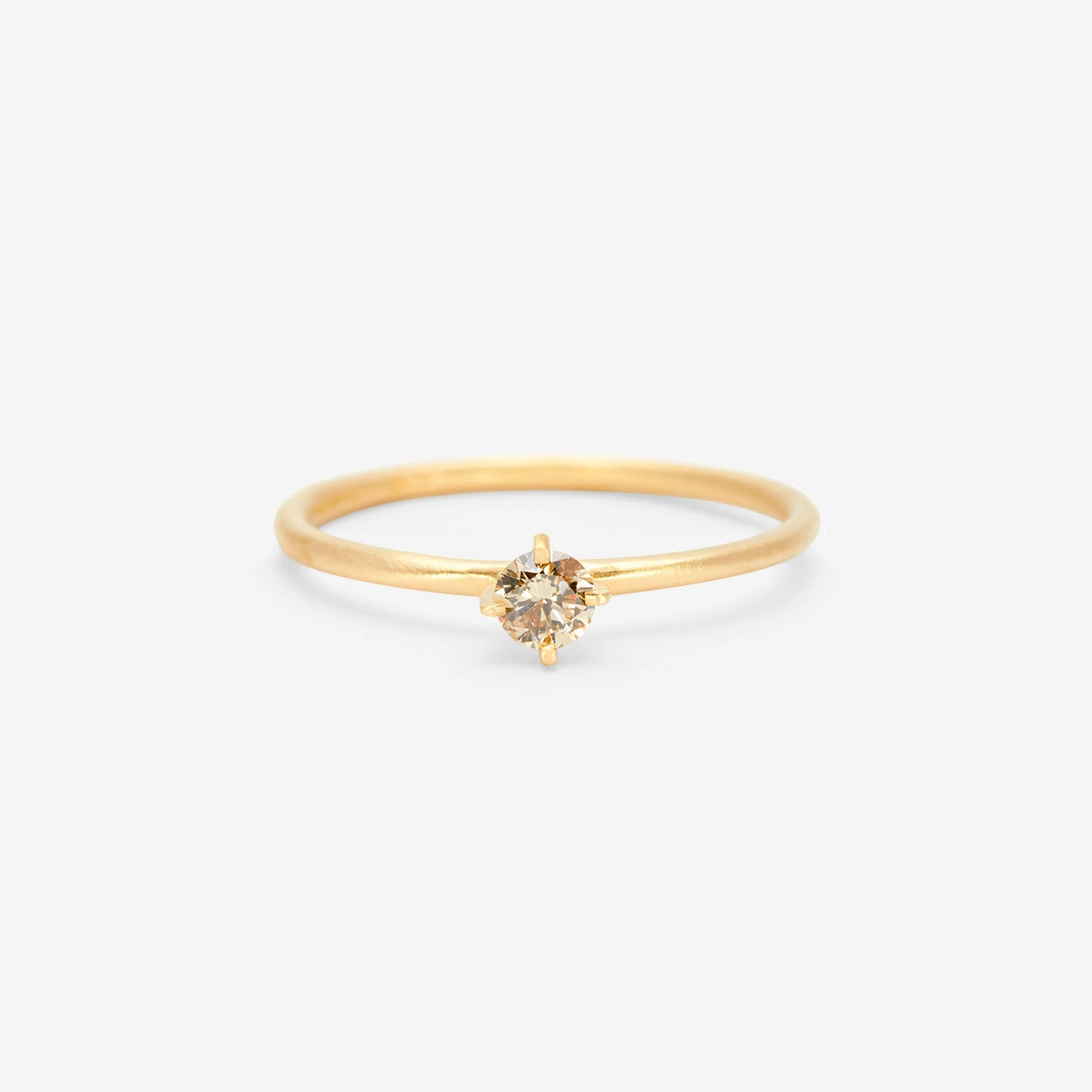 3.5mm Brown Diamond Noble Ring | R11703BR
