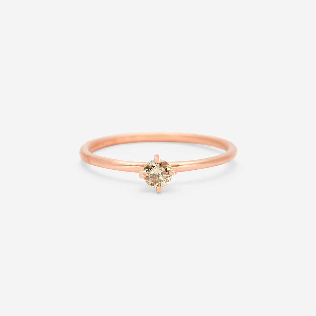 3.5mm Brown Diamond Noble Ring | R11703BR