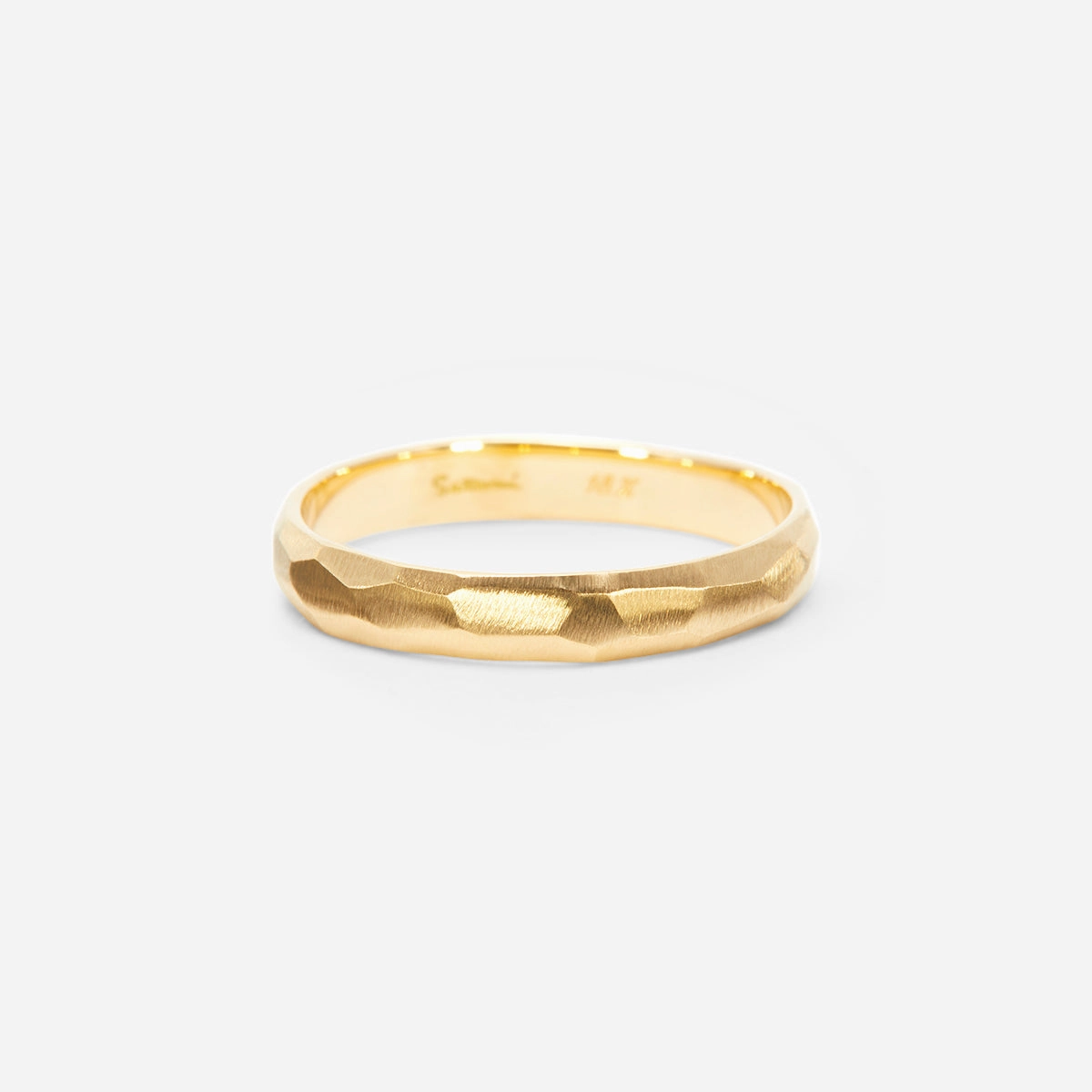 3.5mm Faceted Band | MR0102