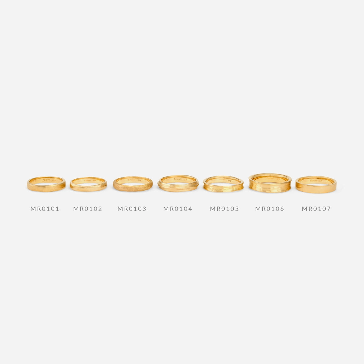 3.6mm Rough Rounded Band | MR0103