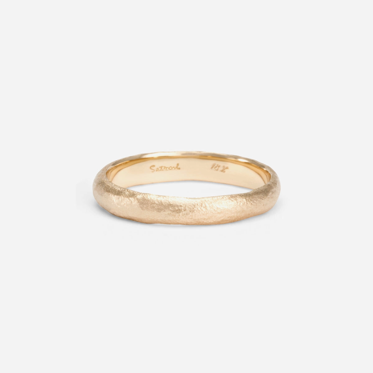 3.6mm Rough Rounded Band | MR0103