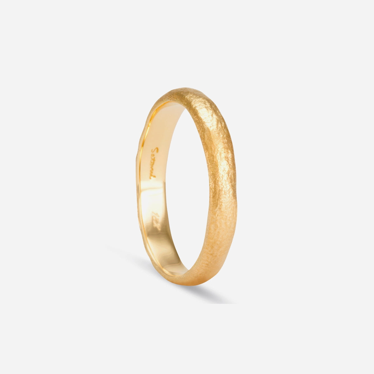 3.6mm Rough Rounded Band | MR0103