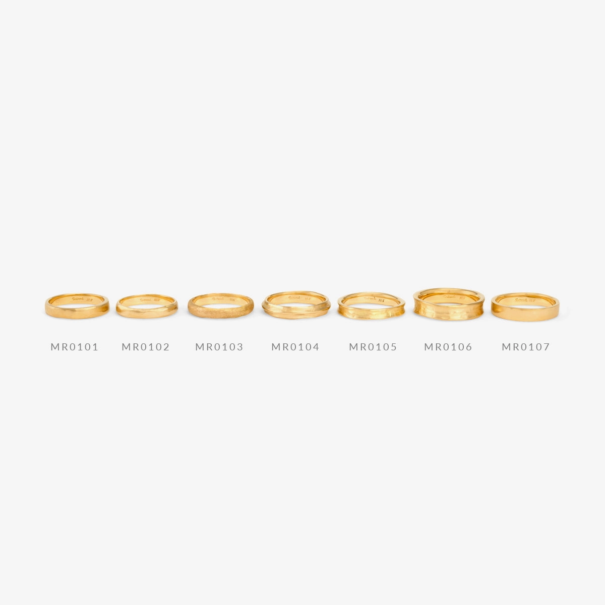 3.7mm Signature Hammered Band | MR0101