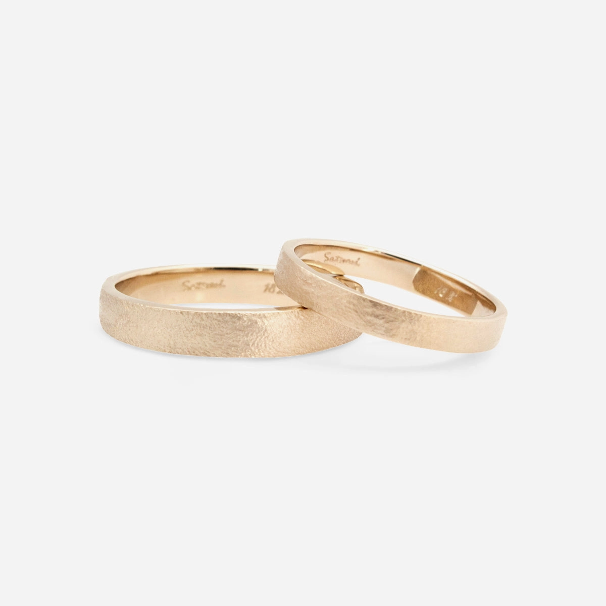 3.7mm Square Gilded Band | MR0116
