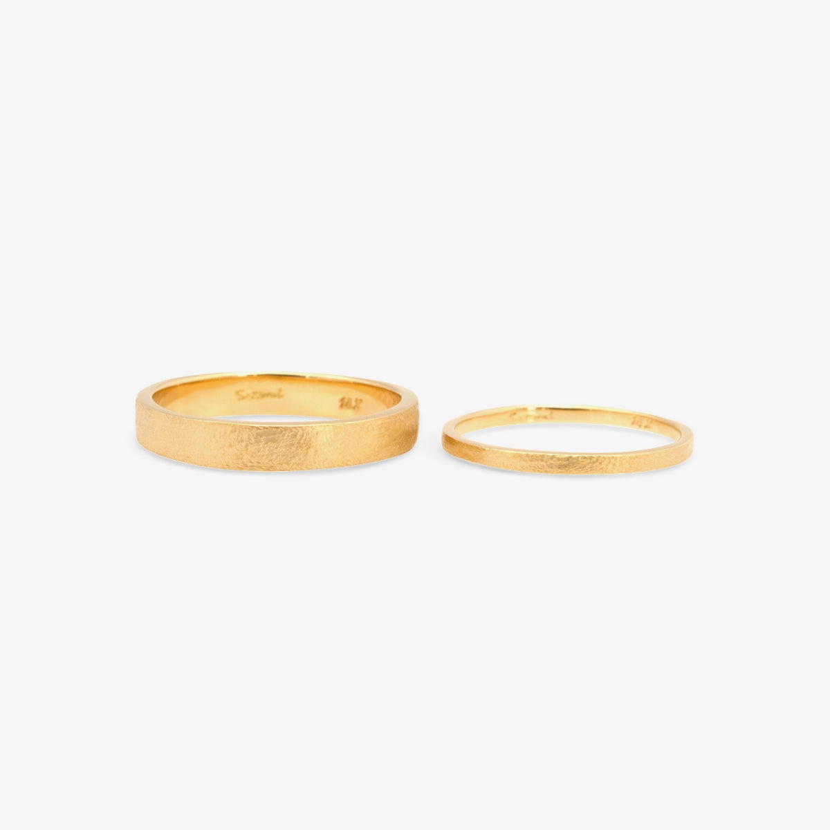3.7mm Square Gilded Band | MR0116