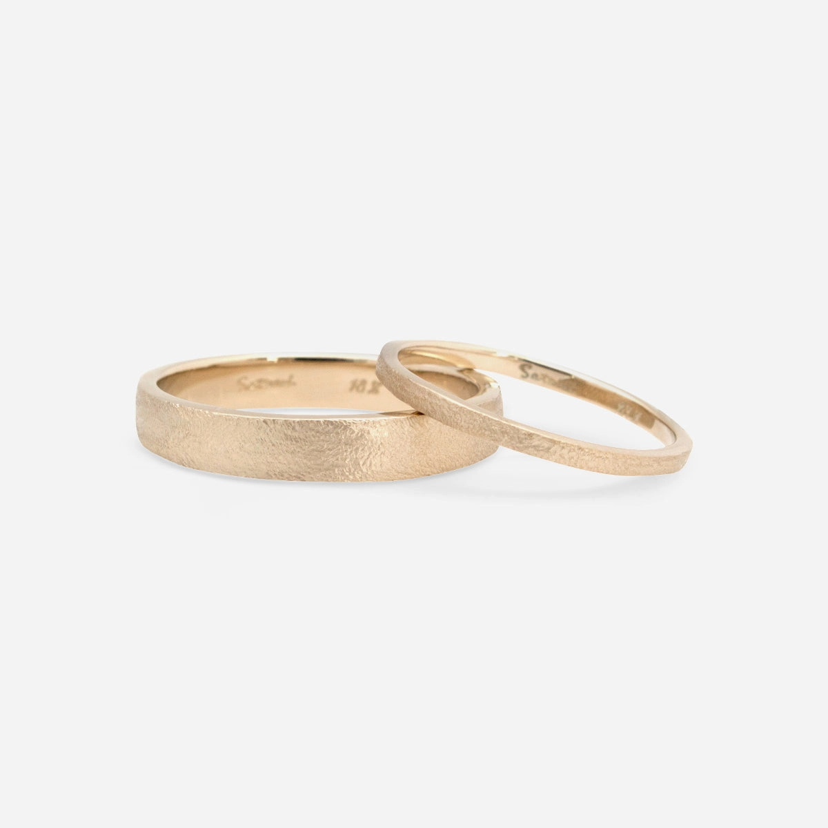 3.7mm Square Gilded Band | MR0116