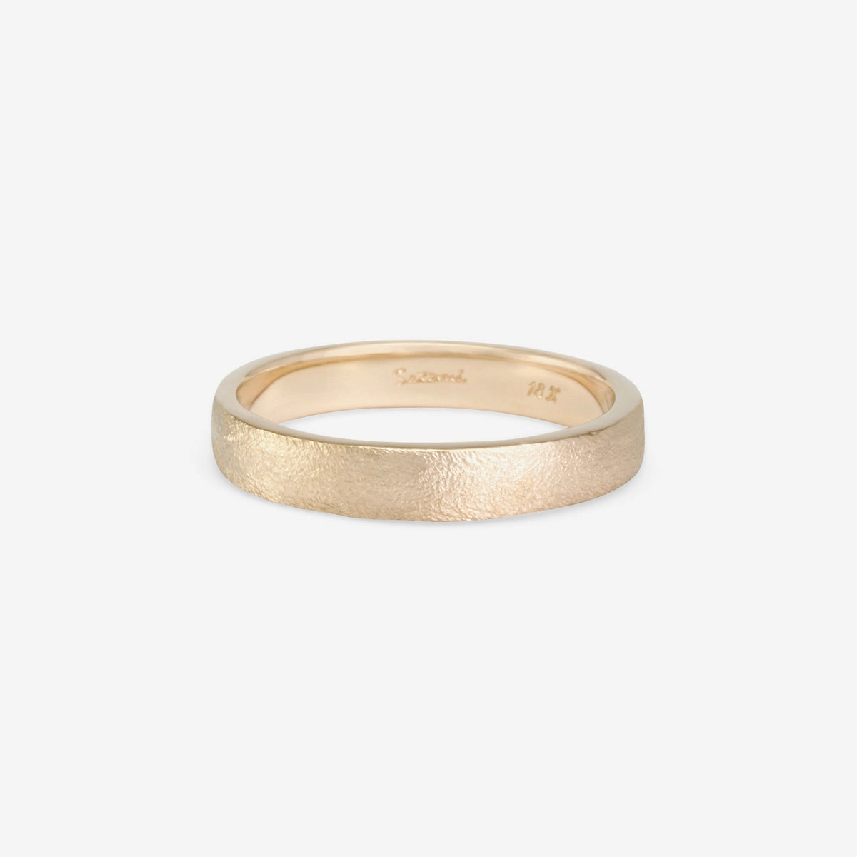 3.7mm Square Gilded Band | MR0116