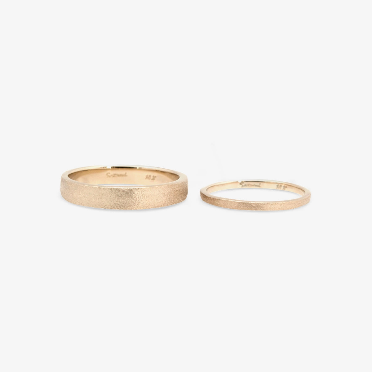 3.7mm Square Gilded Band | MR0116