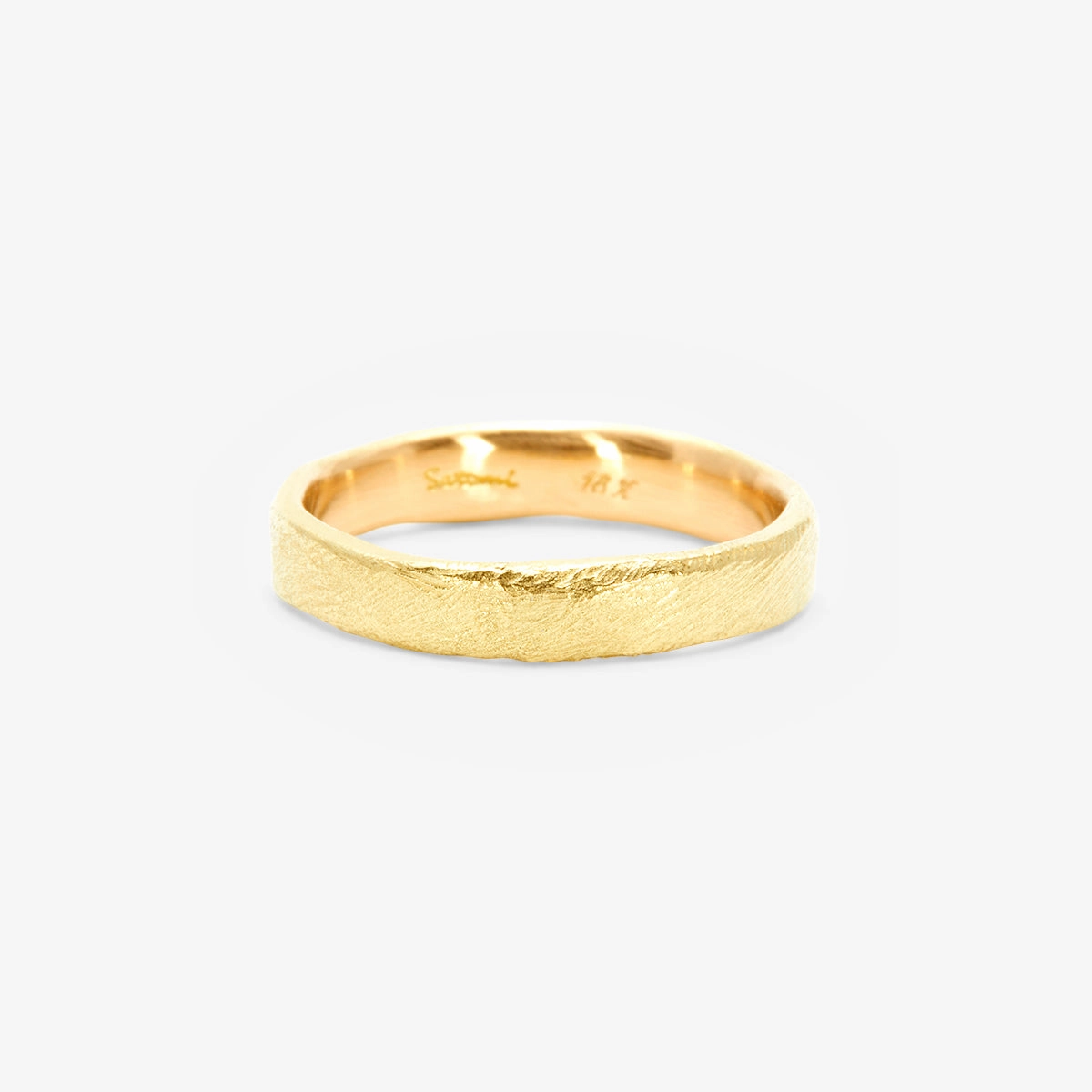 3.8mm Organic Textured Band | R14001