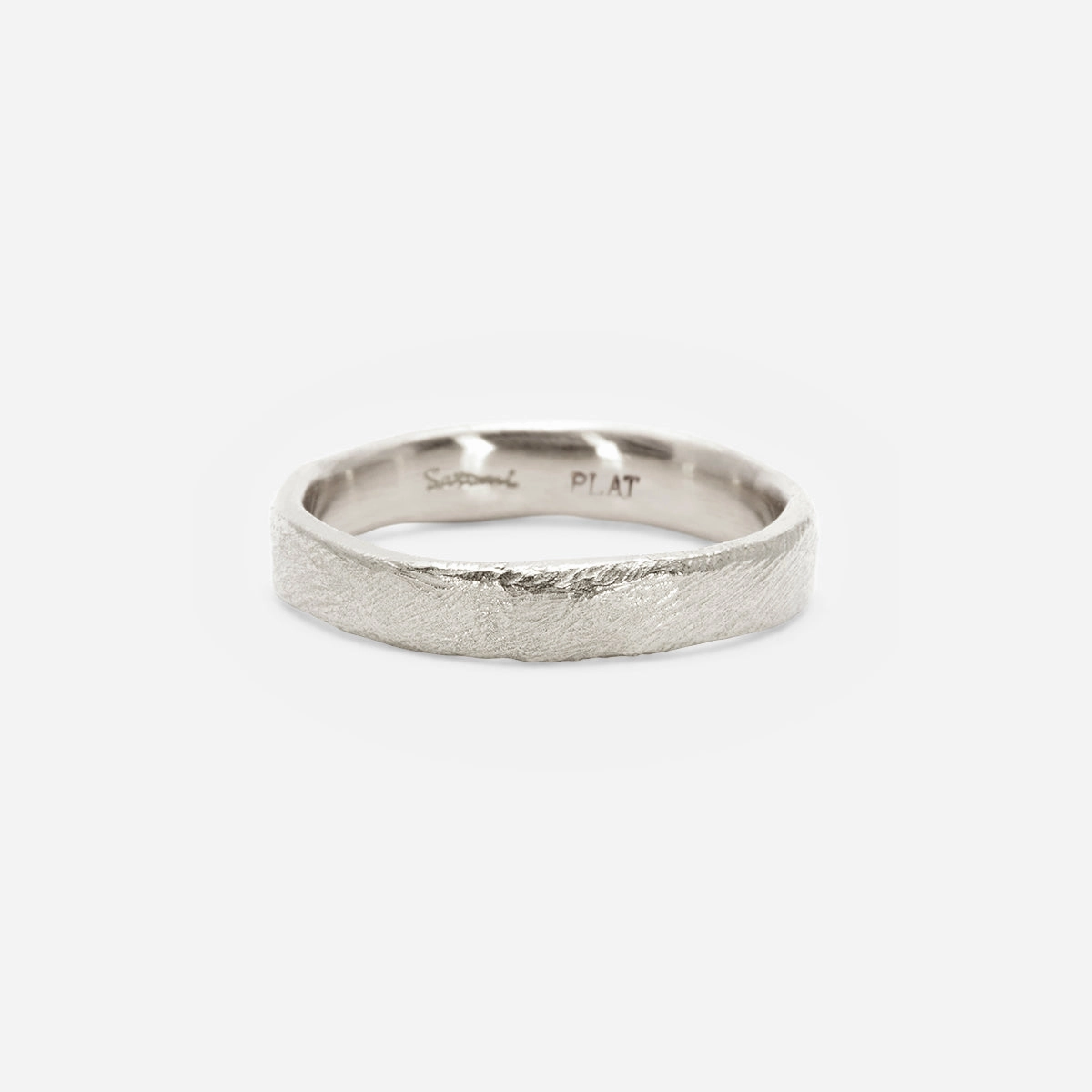 3.8mm Organic Textured Band | R14001