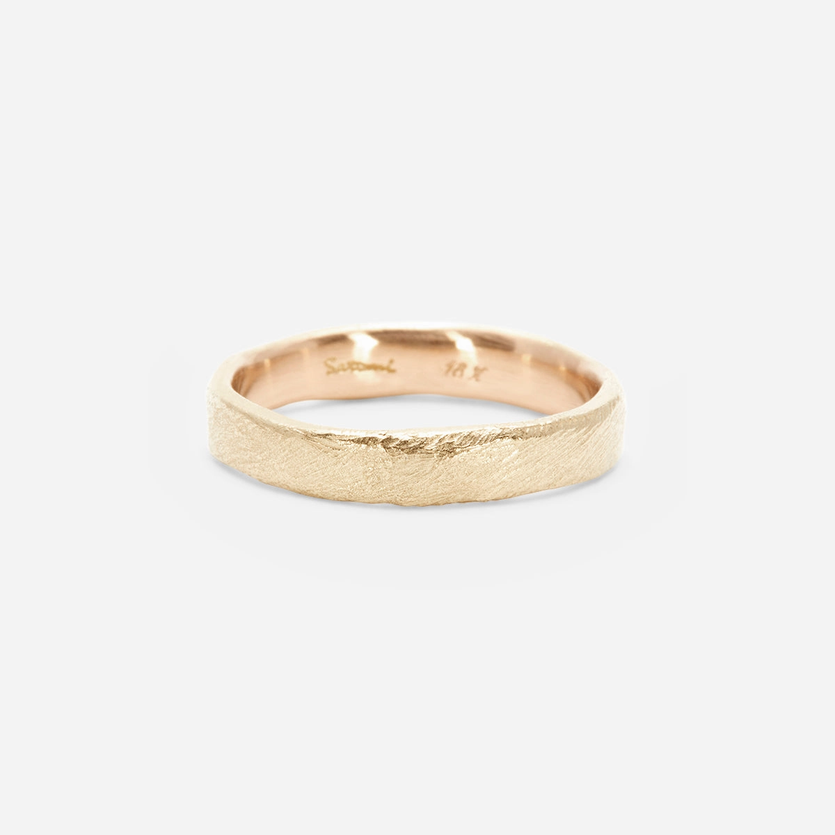 3.8mm Organic Textured Band | R14001