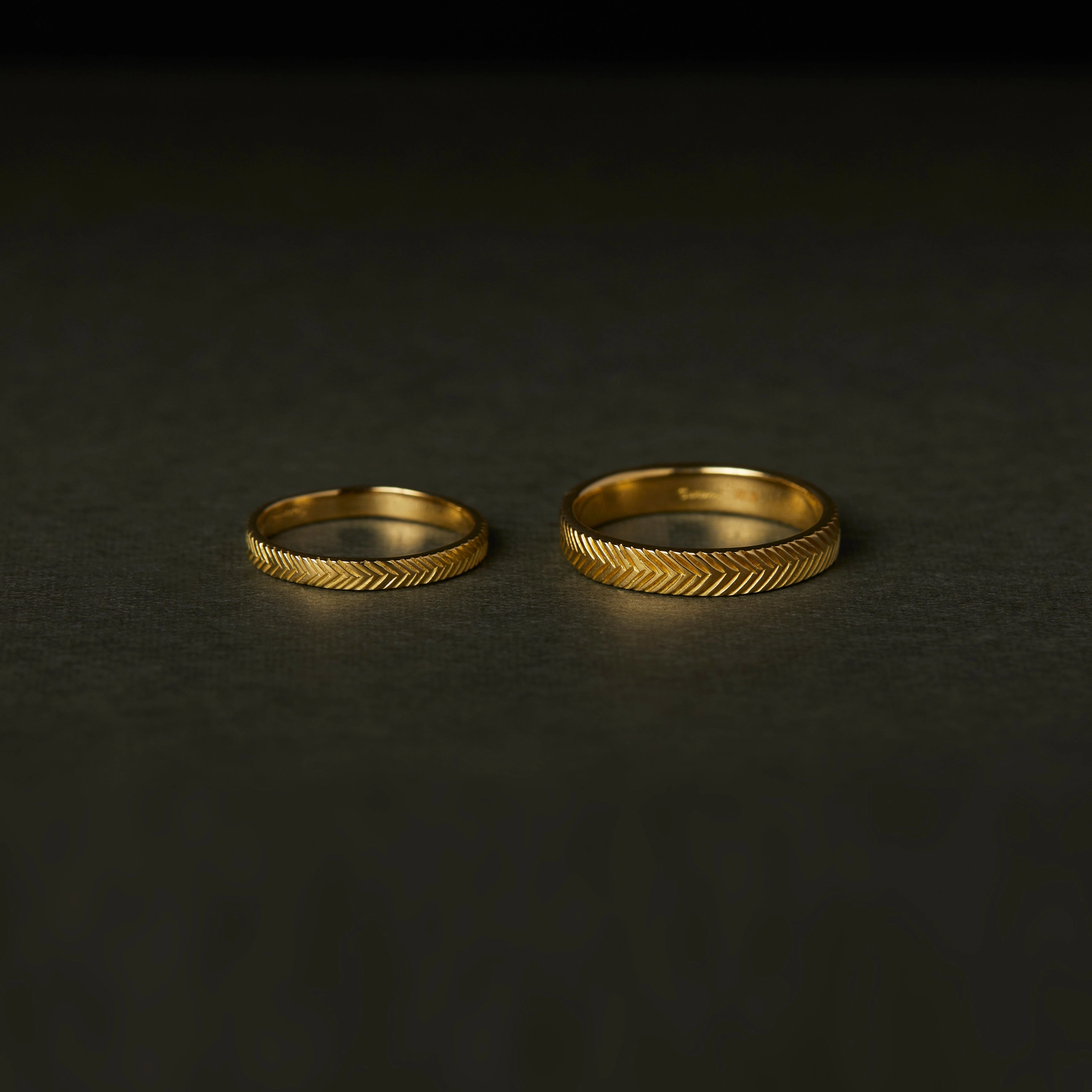 3.9mm Herringbone Band | MR0121