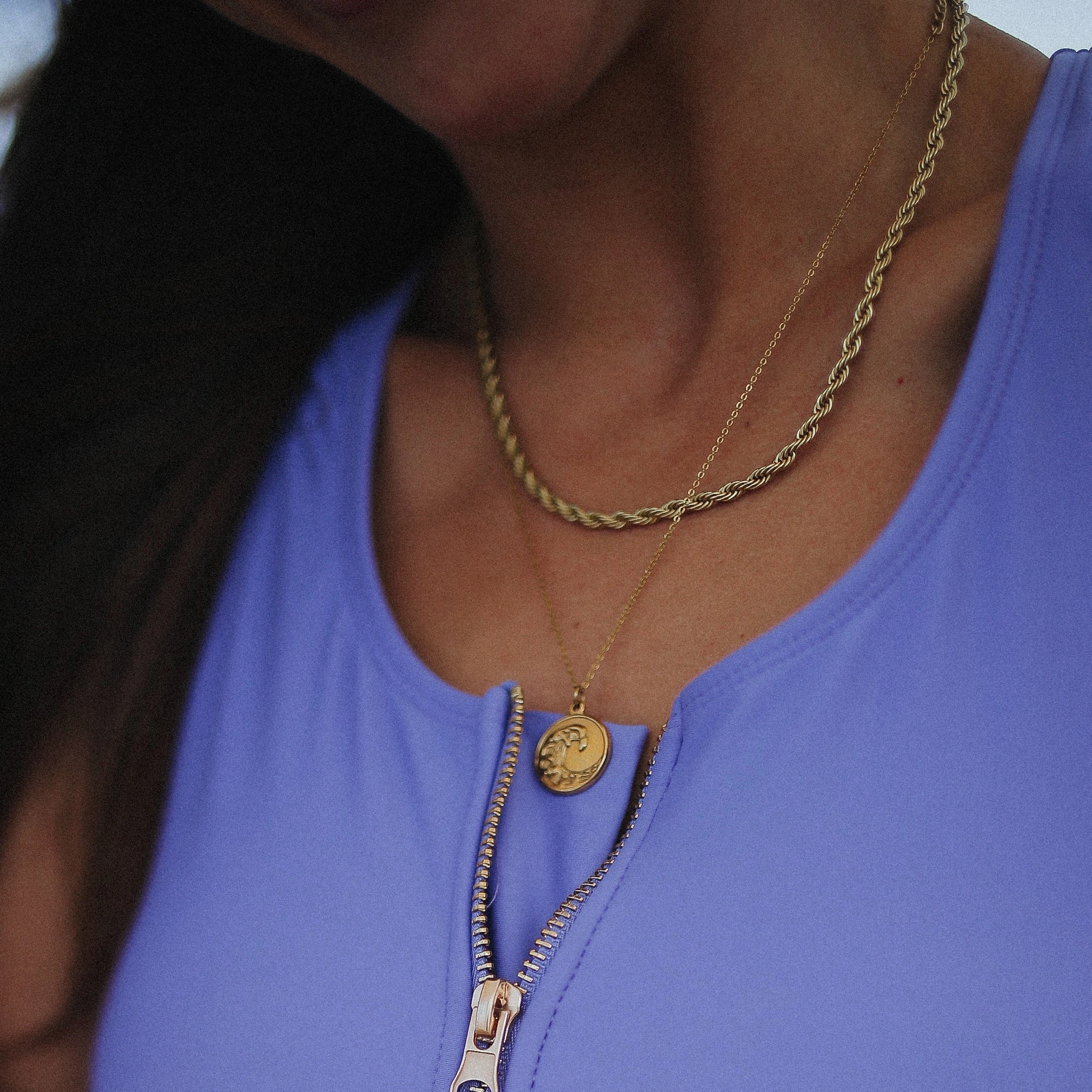 3mm Elegant Twist Necklace