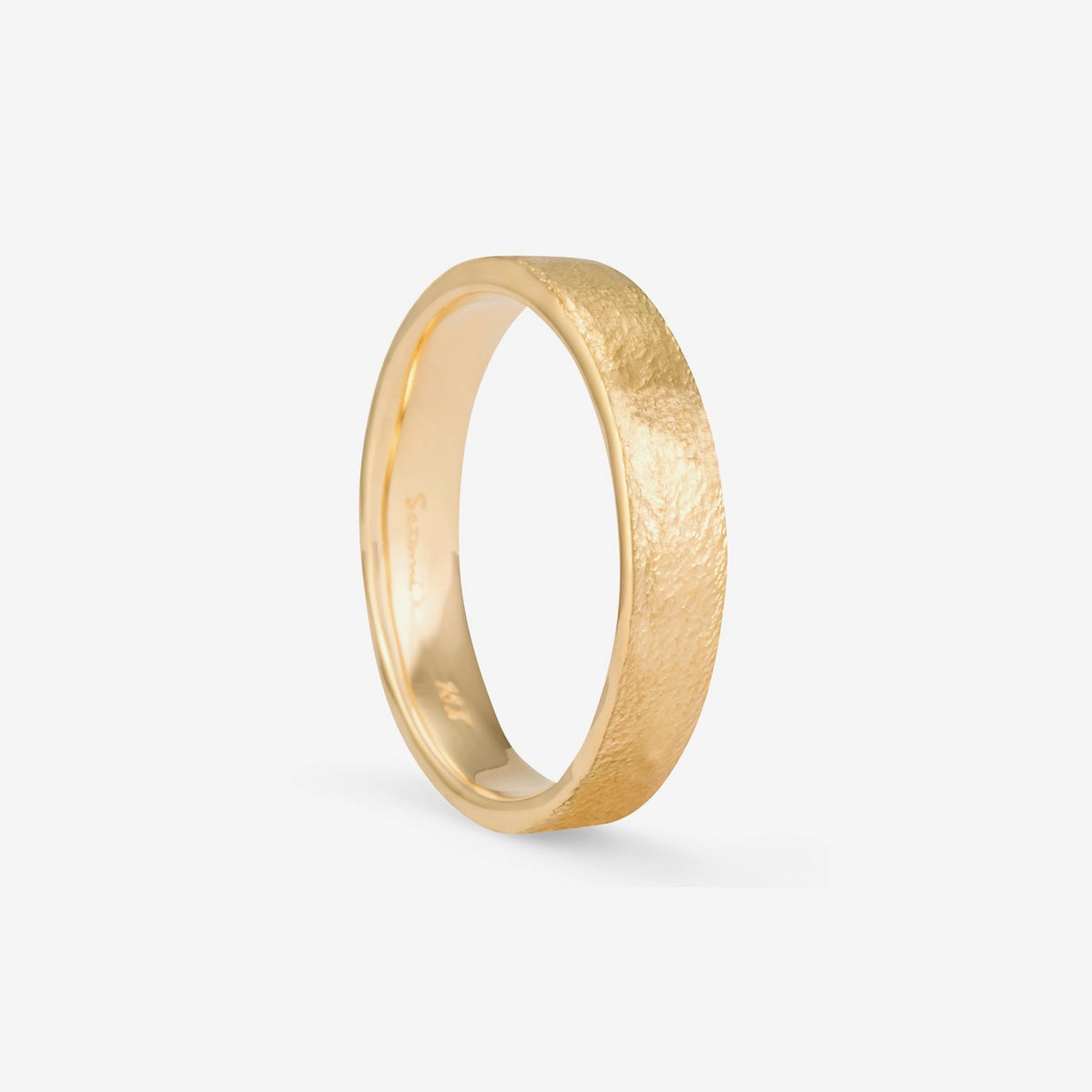 4.2mm Square Gilded Band | MR0117