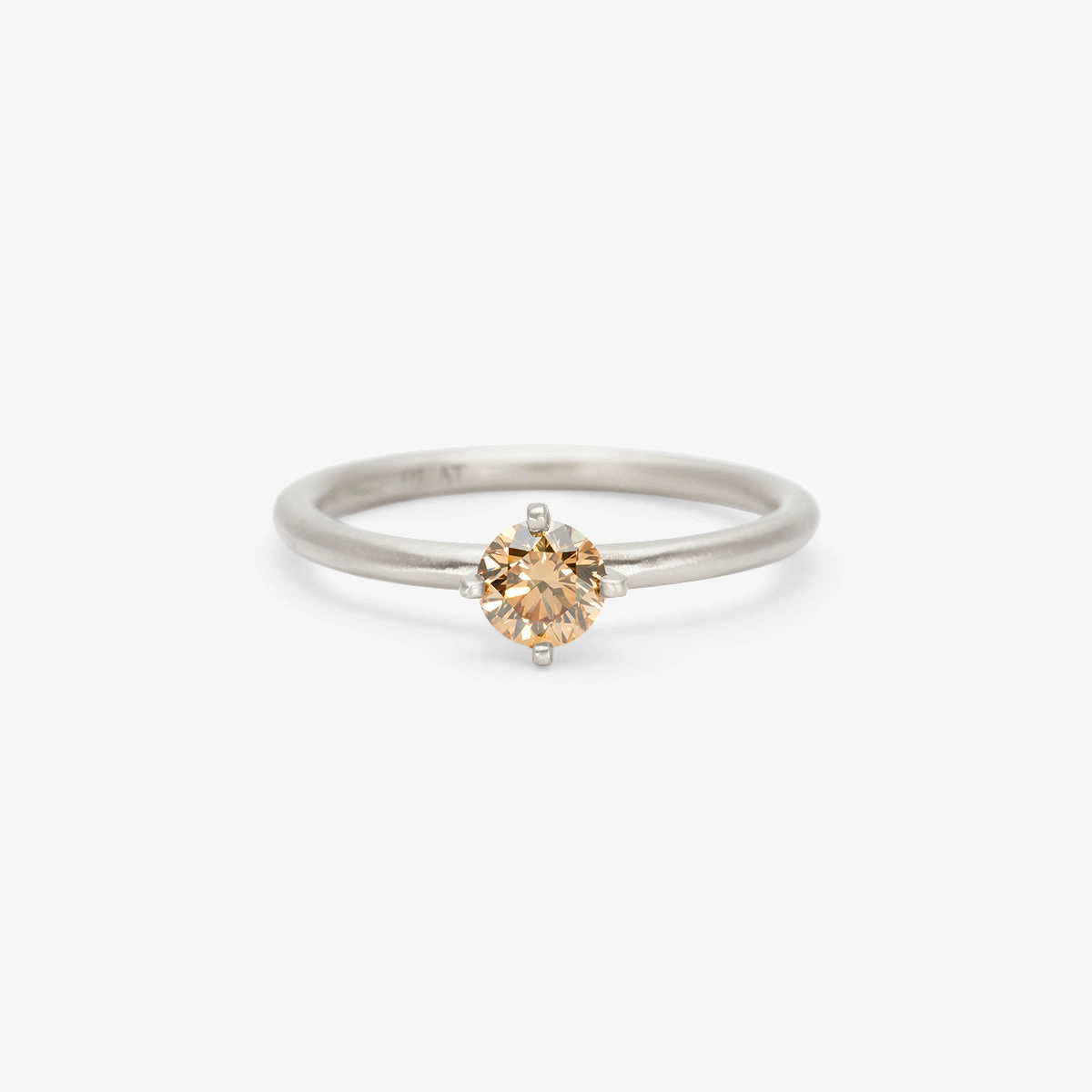 4.5mm Brown Diamond Noble Ring | R11705BR