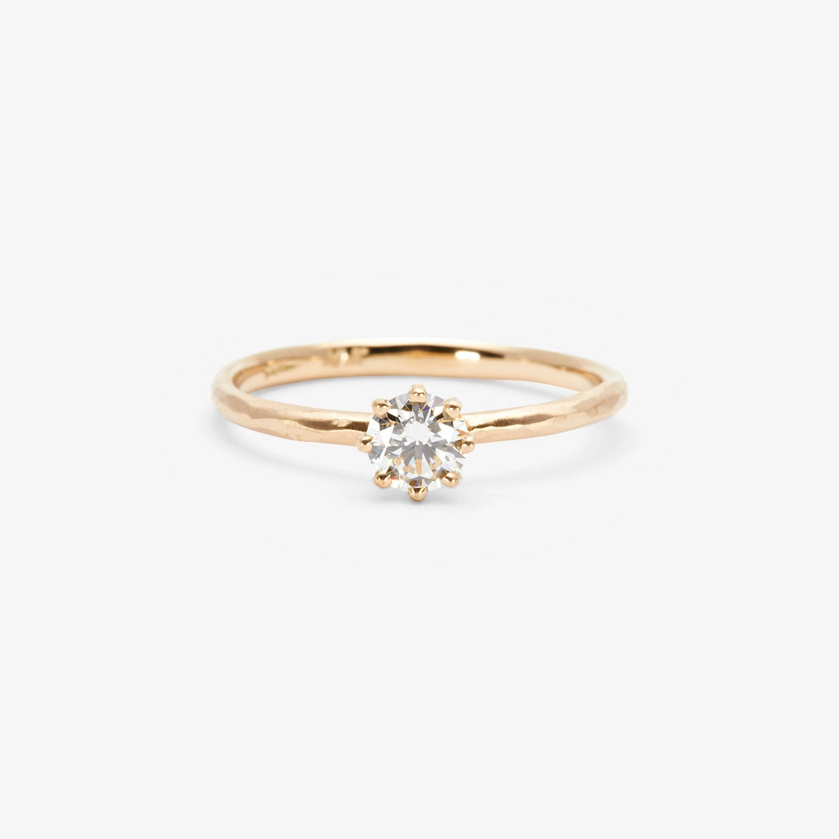 4.5mm White Diamond Blooming Ring | R19005W