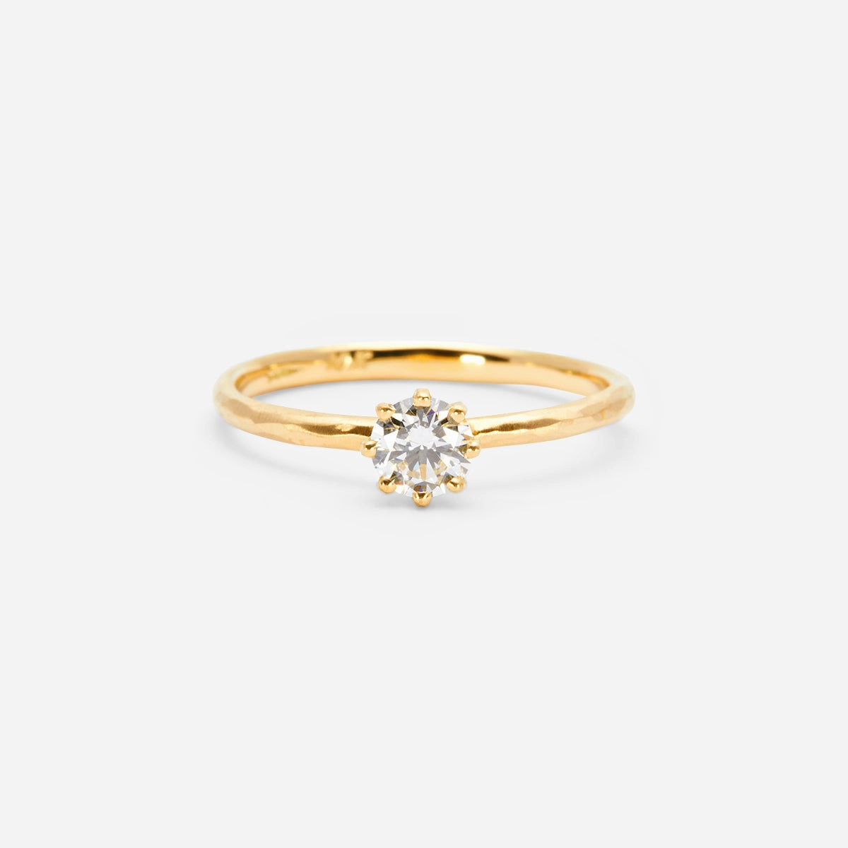 4.5mm White Diamond Blooming Ring | R19005W