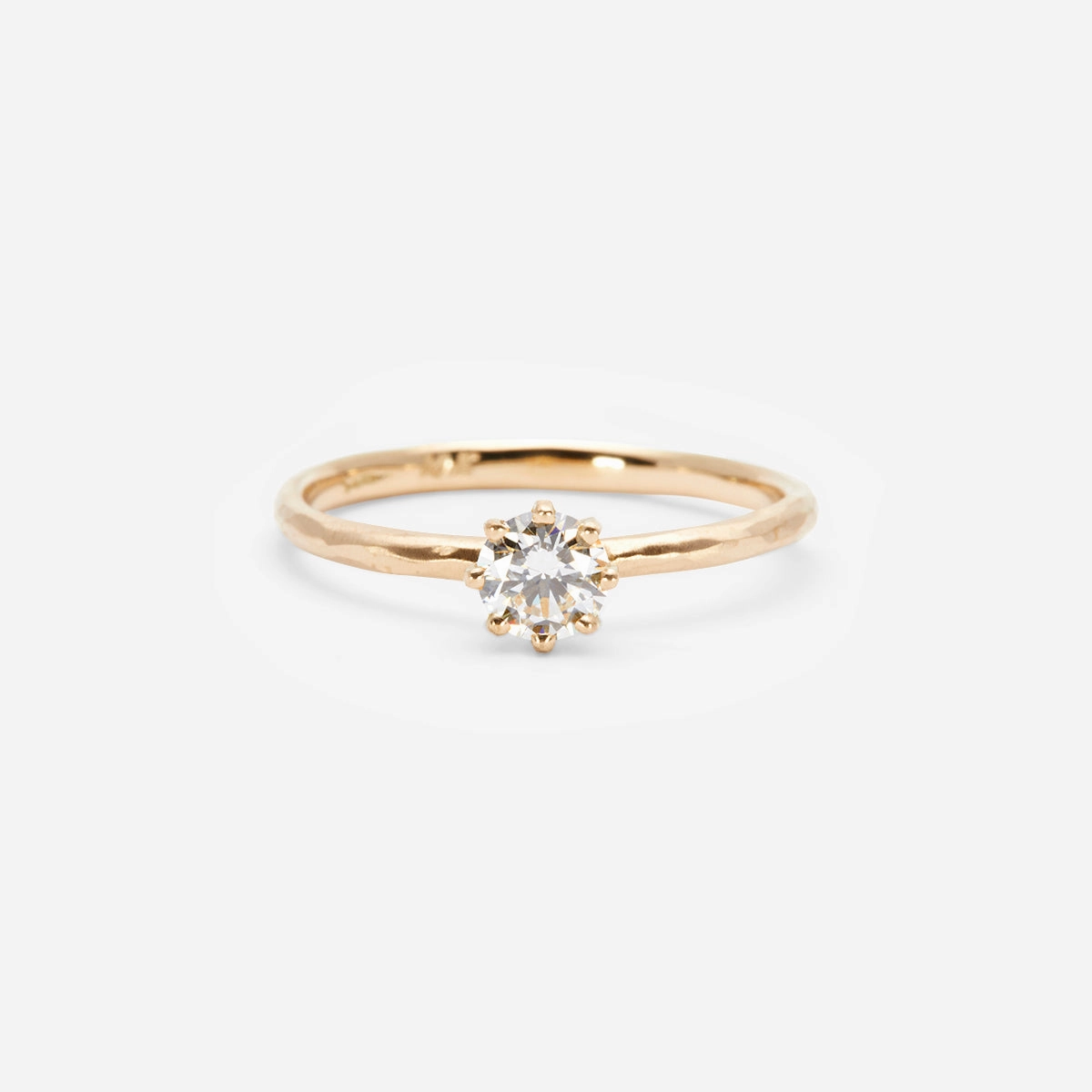 4.5mm White Diamond Blooming Ring | R19005W