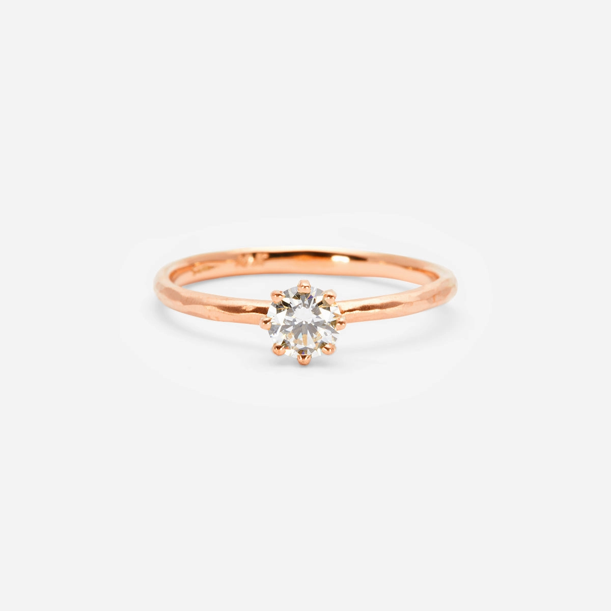 4.5mm White Diamond Blooming Ring | R19005W