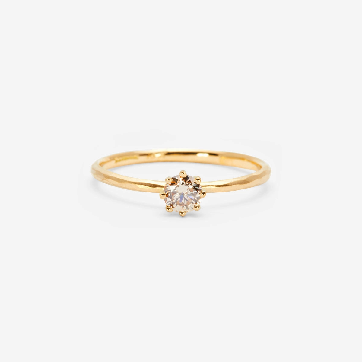 4mm Brown Diamond Blooming Ring | R19004BR