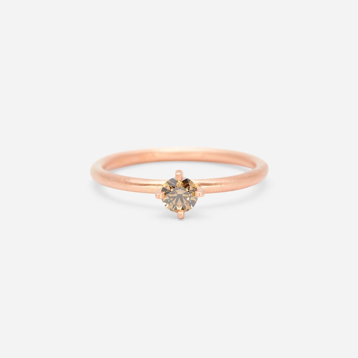 4mm Brown Diamond Noble Ring | R11704BR