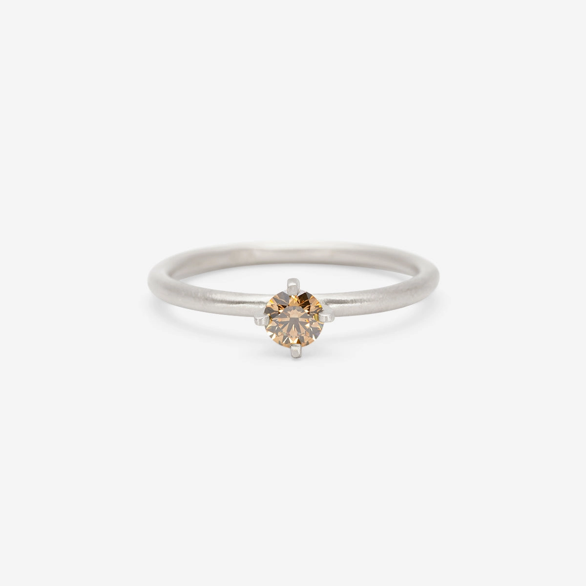 4mm Brown Diamond Noble Ring | R11704BR