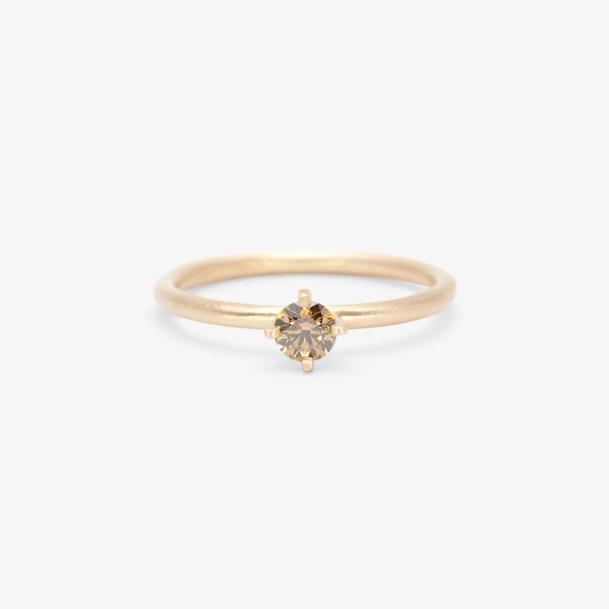 4mm Brown Diamond Noble Ring | R11704BR