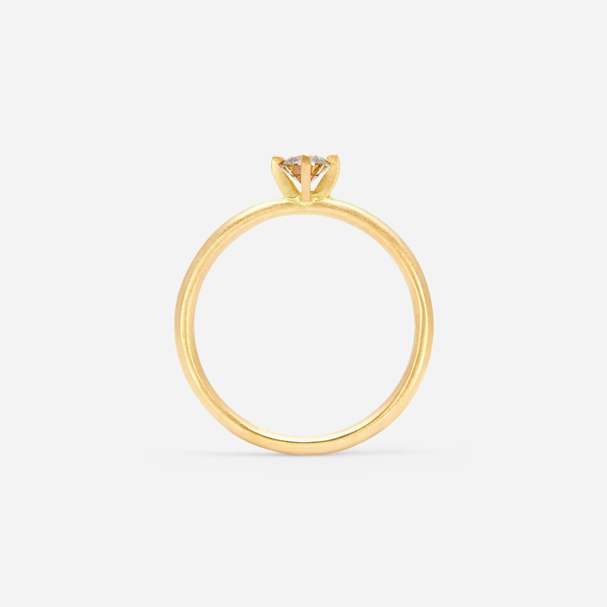4mm Brown Diamond Noble Ring | R11704BR