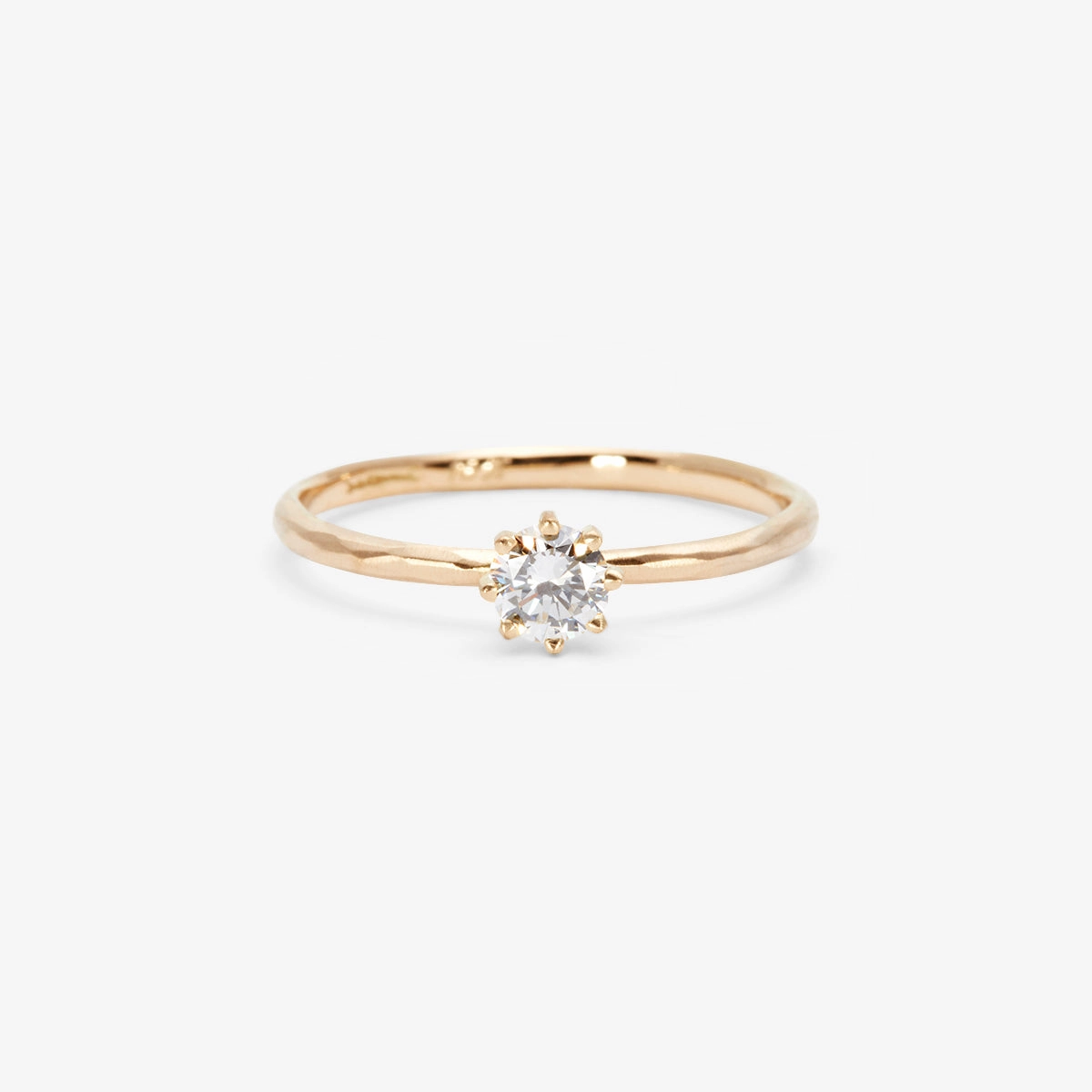 4mm White Diamond Blooming Ring | R19004W