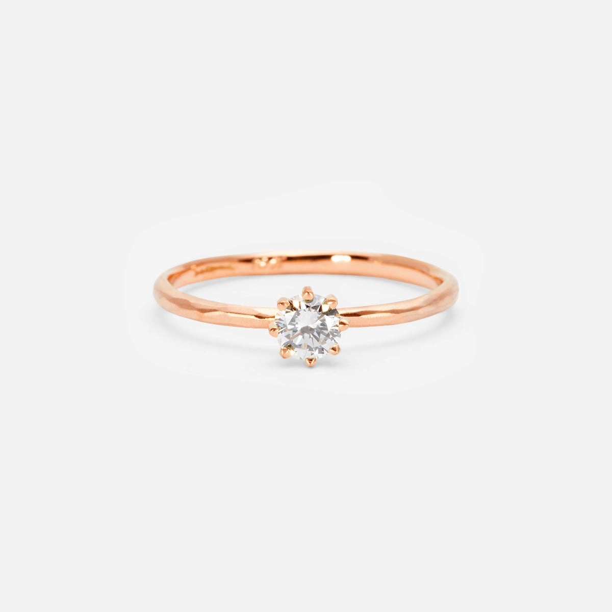 4mm White Diamond Blooming Ring | R19004W