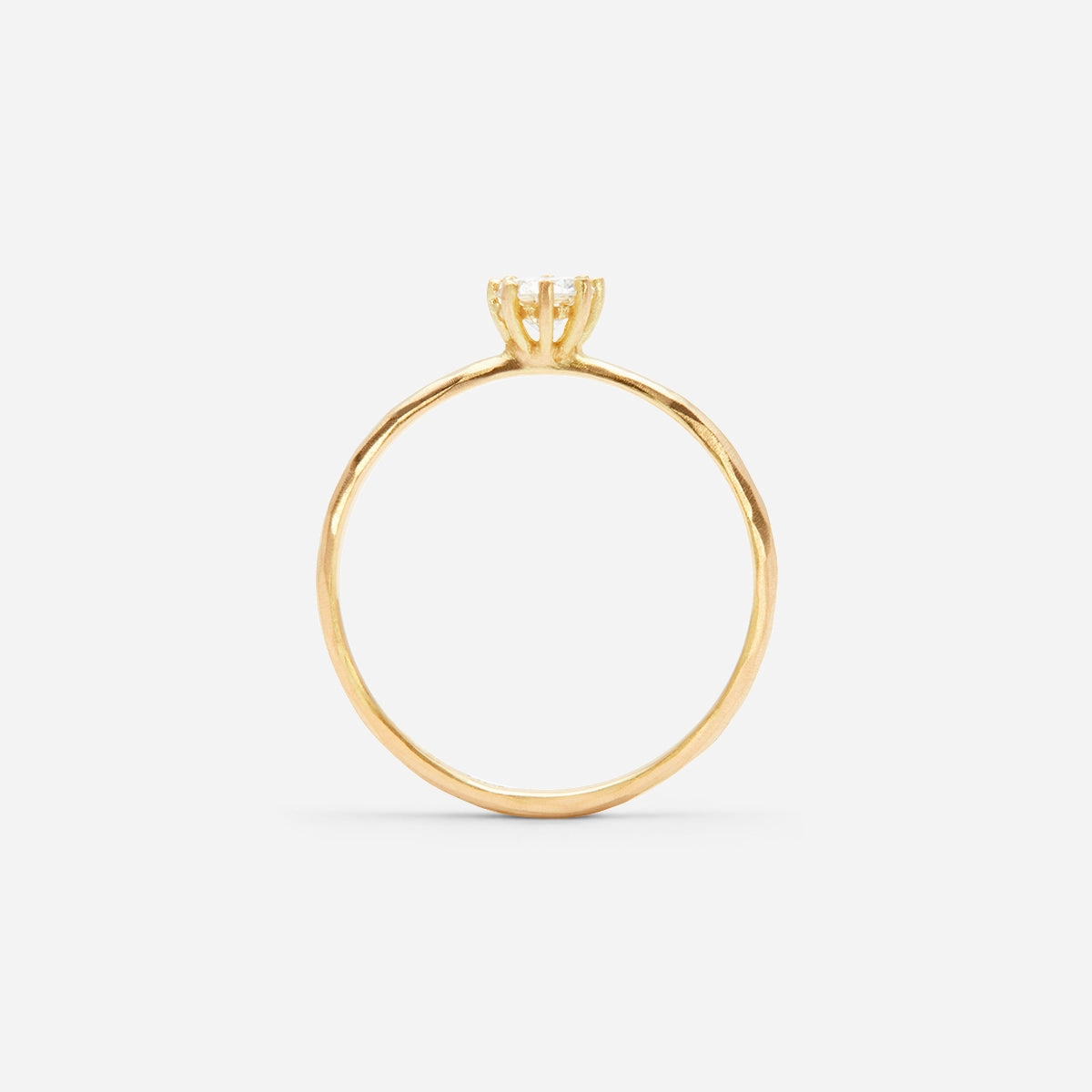 4mm White Diamond Blooming Ring | R19004W