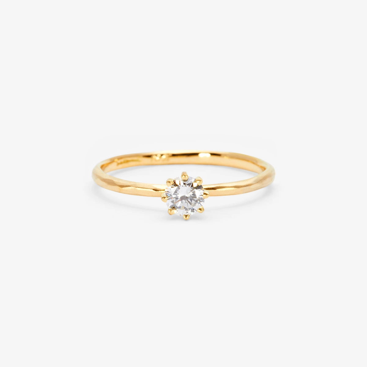 4mm White Diamond Blooming Ring | R19004W