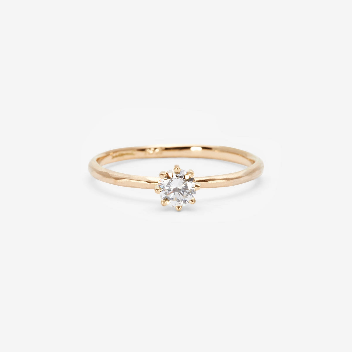 4mm White Diamond Blooming Ring | R19004W