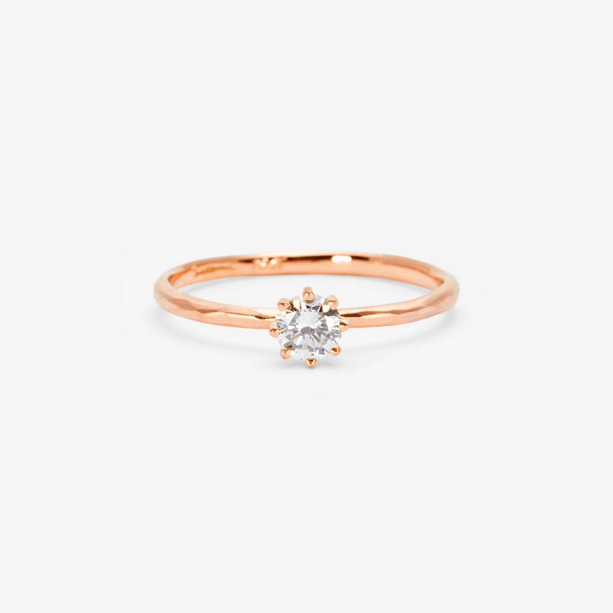 4mm White Diamond Blooming Ring | R19004W