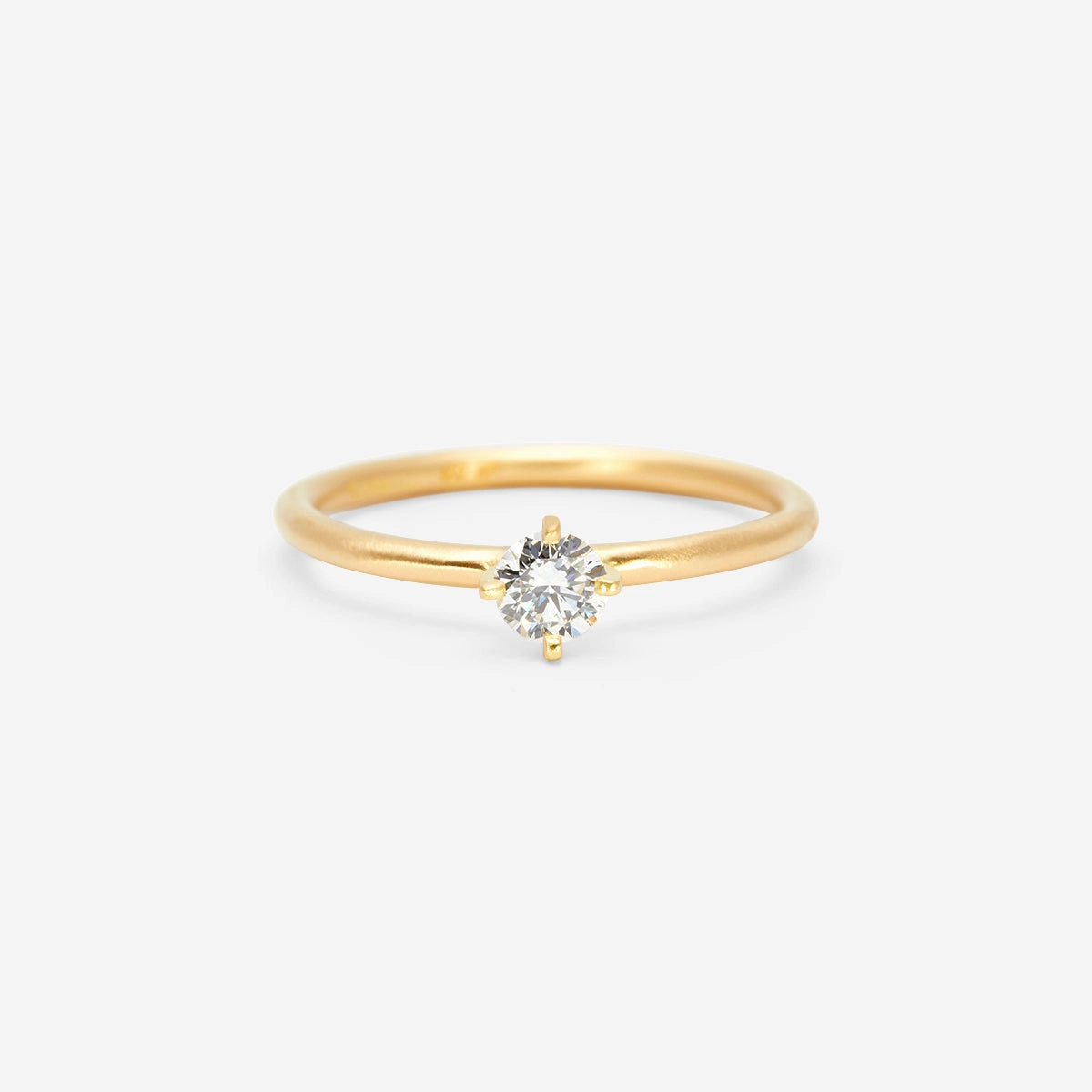 4mm White Diamond Noble Ring | R11704W