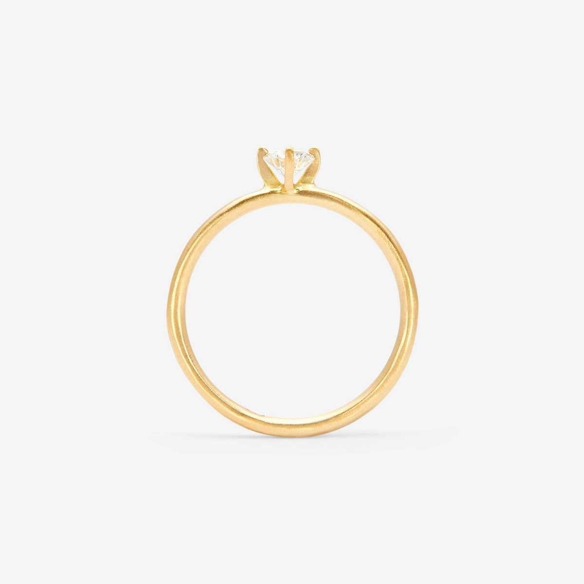 4mm White Diamond Noble Ring | R11704W