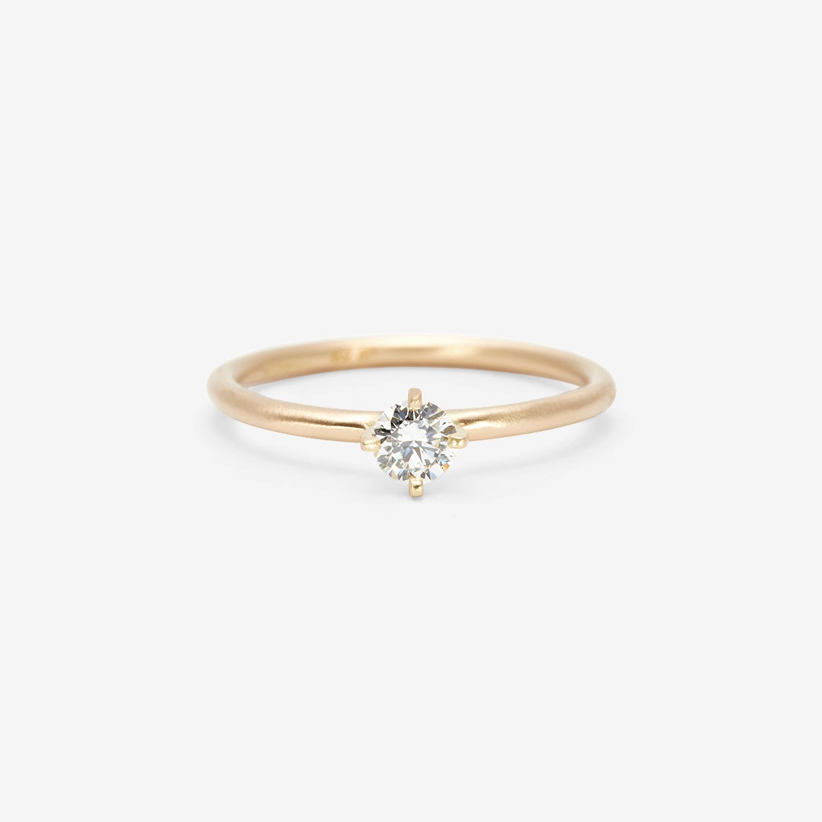 4mm White Diamond Noble Ring | R11704W