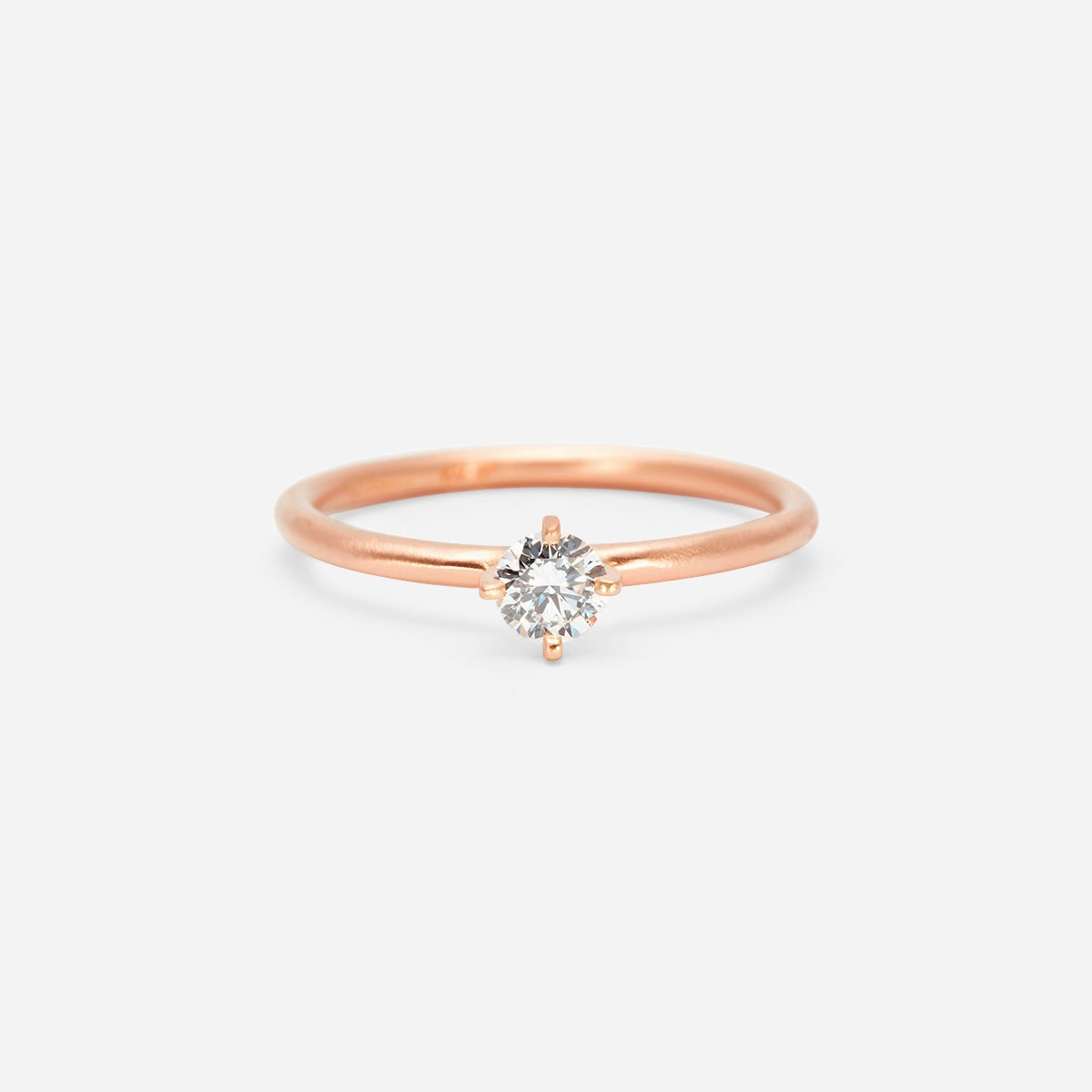 4mm White Diamond Noble Ring | R11704W