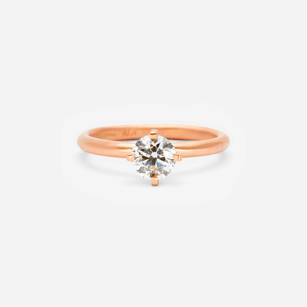 5.6mm White Diamond Noble Ring | R11707W