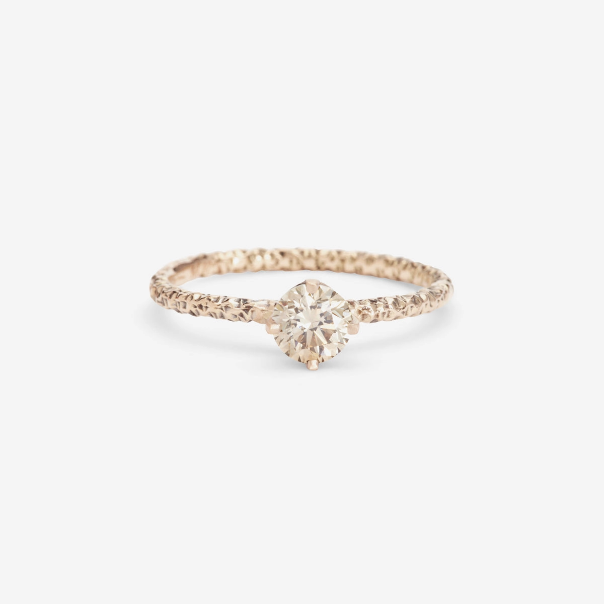 5mm Brown Diamond Homespun Solitaire Ring | R9006BR