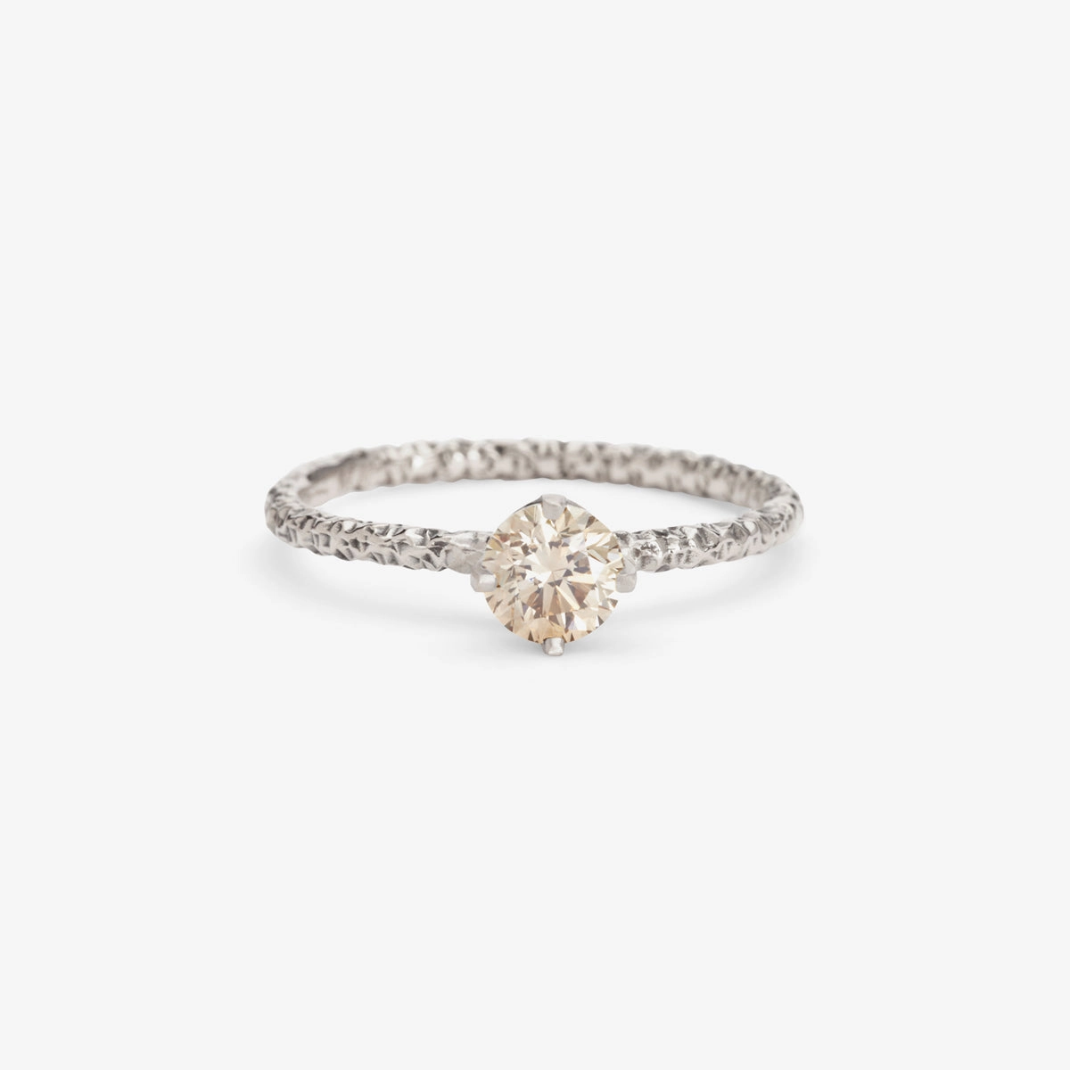 5mm Brown Diamond Homespun Solitaire Ring | R9006BR