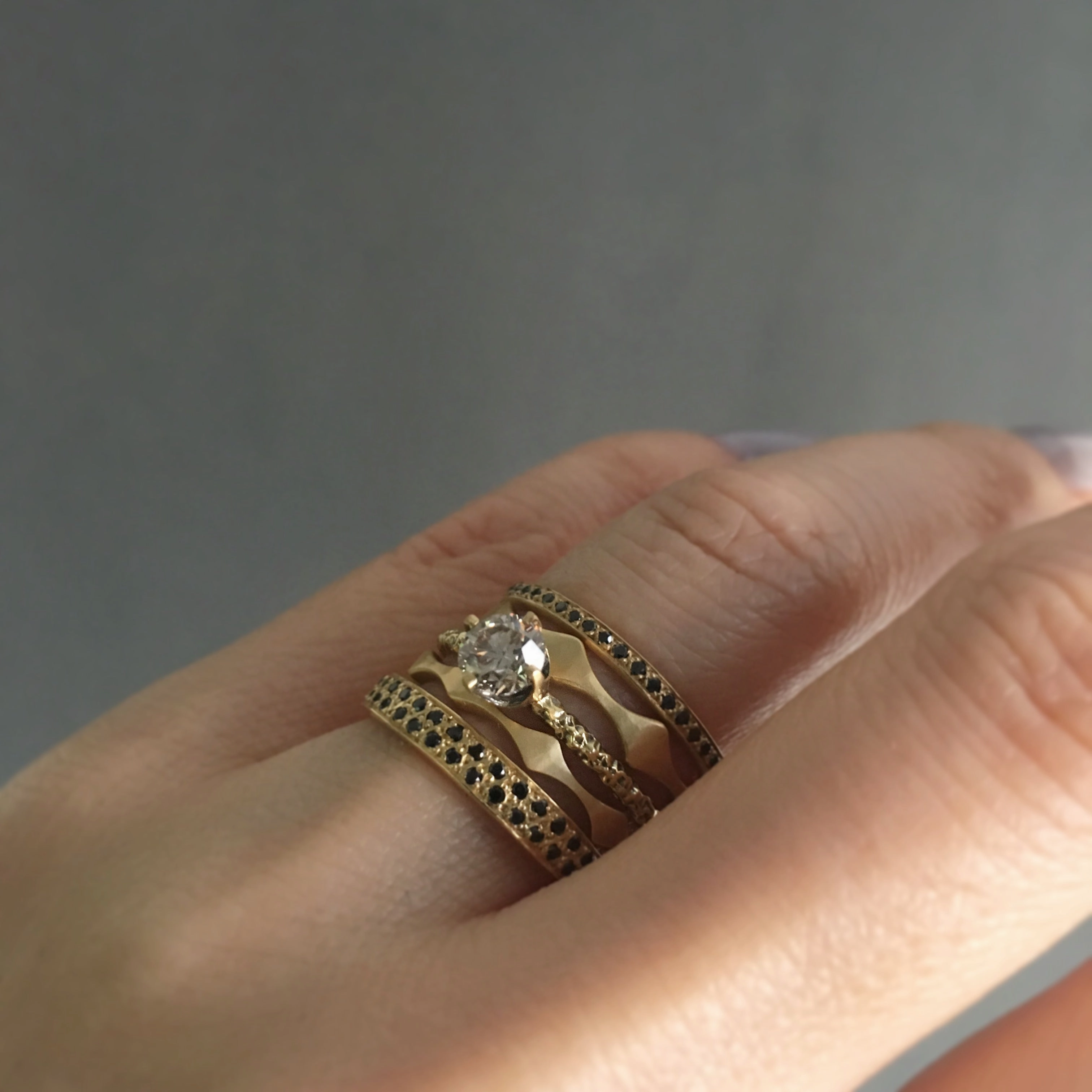 5mm Brown Diamond Homespun Solitaire Ring | R9006BR