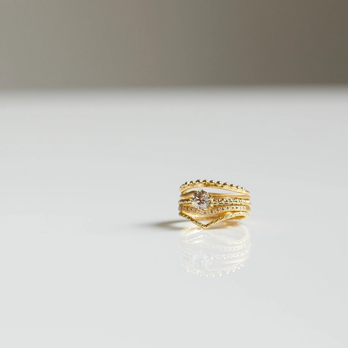 5mm Brown Diamond Homespun Solitaire Ring | R9006BR
