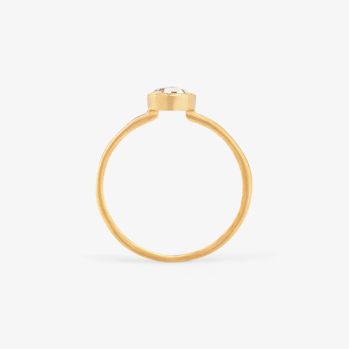 5mm Rose-Cut Solitaire Ring | R3202W