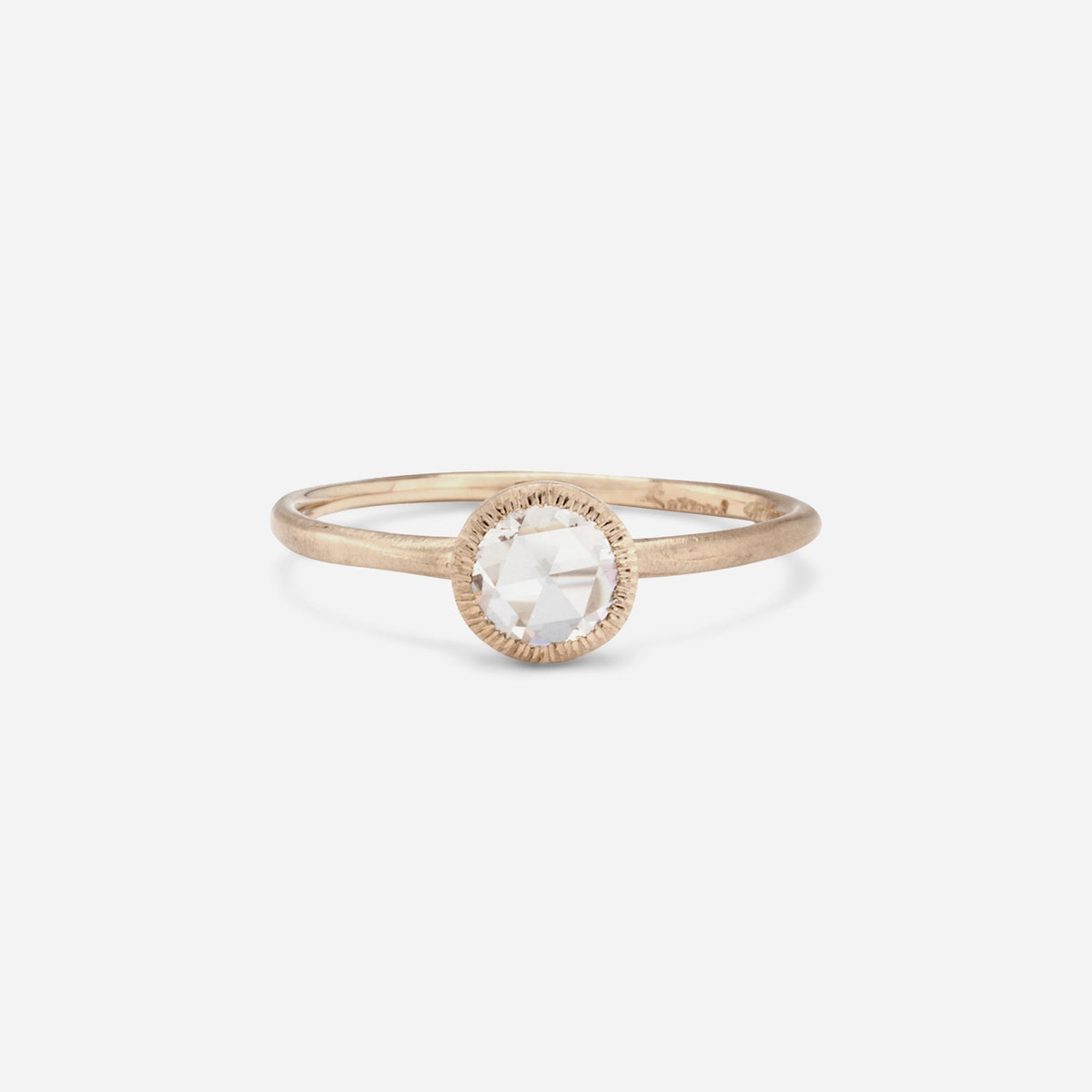 5mm Rose-Cut Solitaire Ring | R3202W