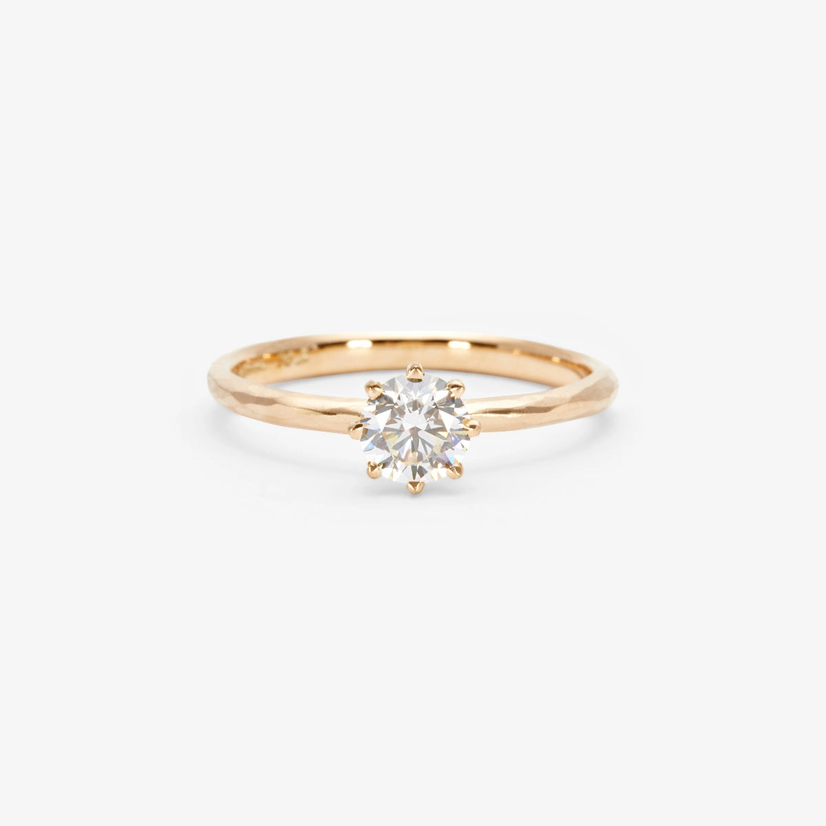 5mm White Diamond Blooming Ring | R19006W
